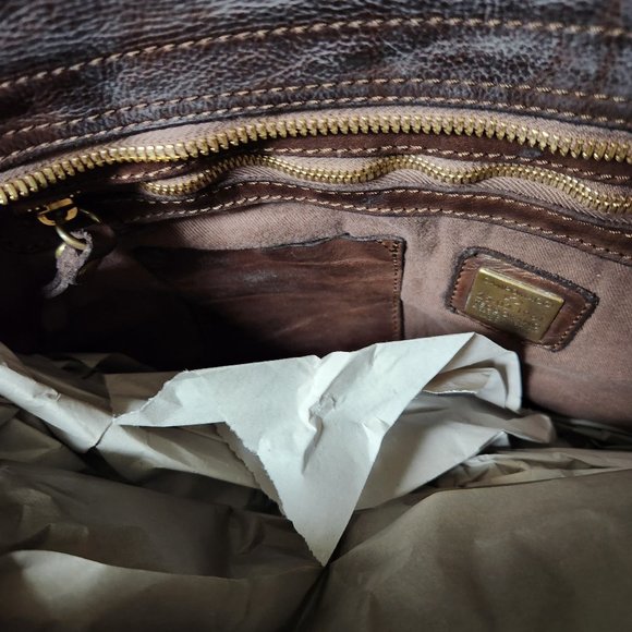 NWT PRICE DROP Campomaggi Otranto Top Belted Deep Brown - Picture 14 of 16